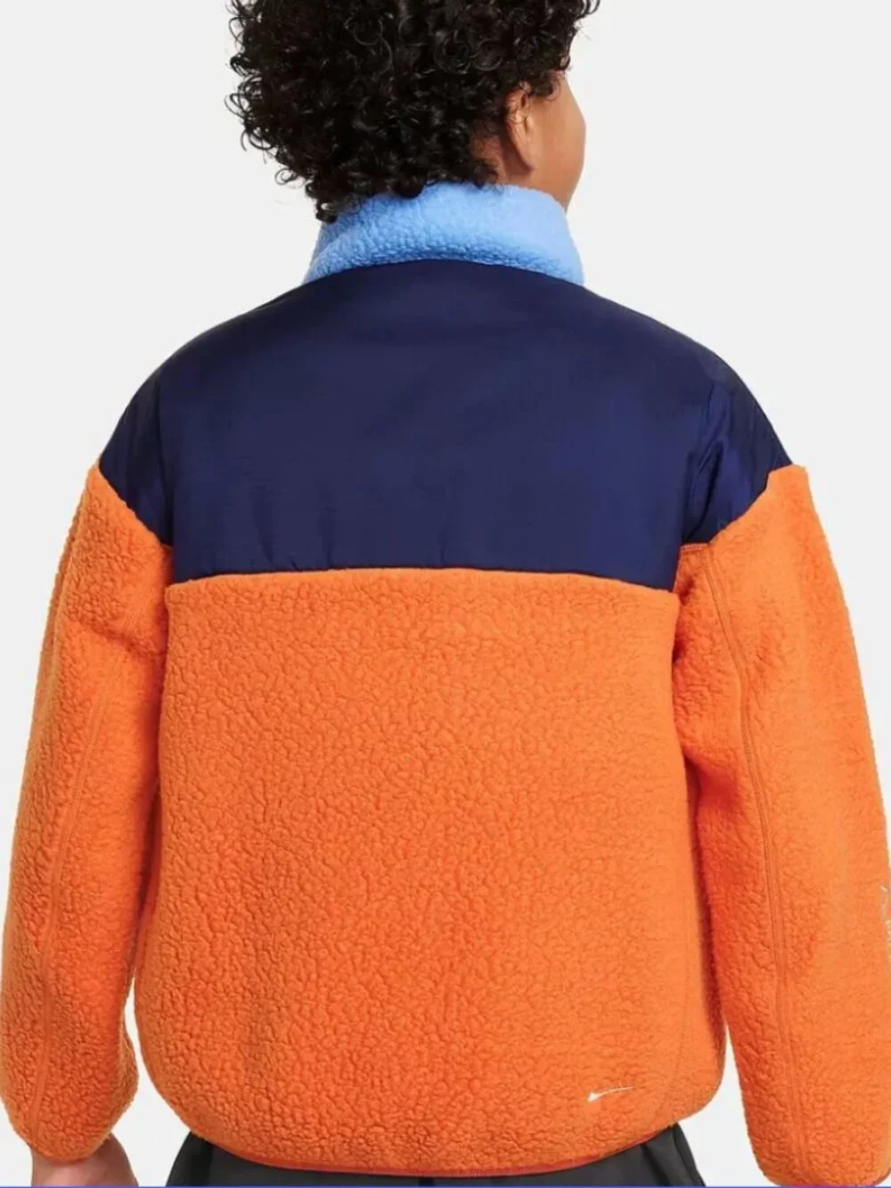 Nike ACG Kids Fleece Jacket Orange Navy Gorpcore Fall M